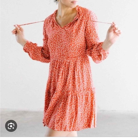 Rails women’s xxs everly carmine daisies mini dress - Picture 2 of 10